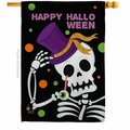 Patio Trasero 28 x 40 in. Happy Halloween House Flag with Fall Double-Sided Vertical Flags  Banner Garden PA3888837